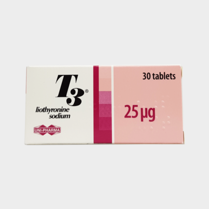 T3 Uni-Pharma (Cytomel / liothyronine sodium) 25ug